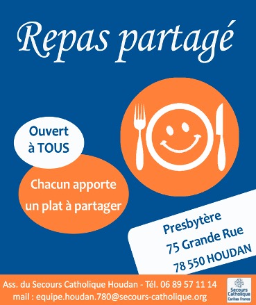 repas partagé au presbytère
